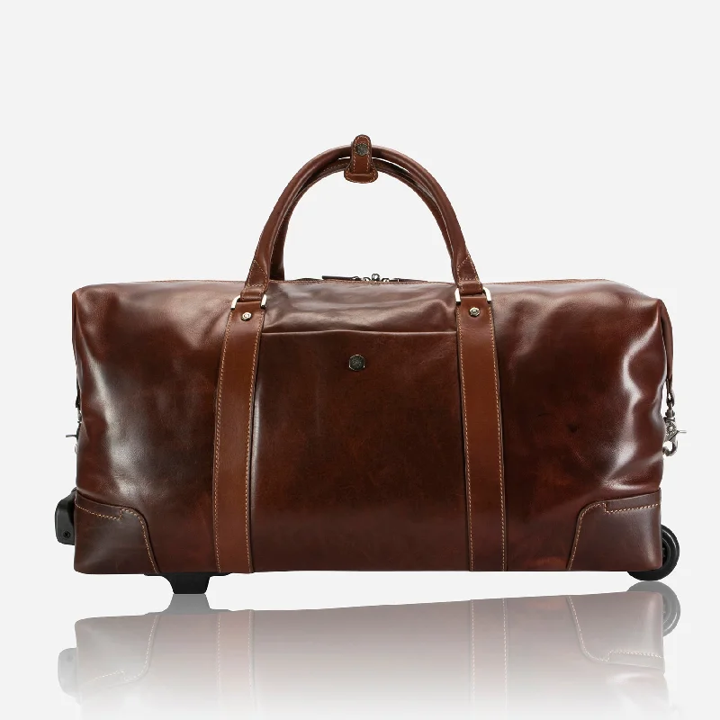 Oxford Cabin Wheeled Holdall 55cm, Tobacco