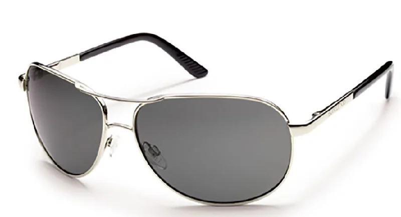 Aviator- Silver-Polarized Gray