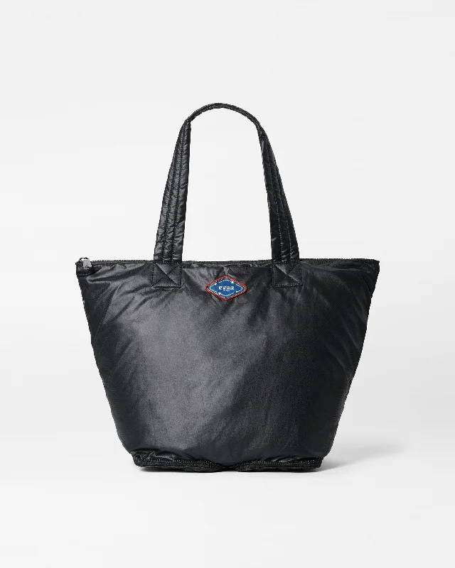 Black Packable Market Tote