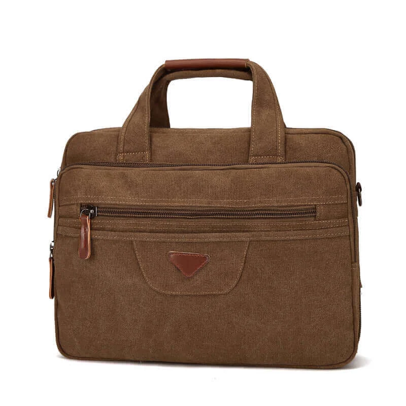 Canvas Briefcase | 17 Inch  Laptop Bag