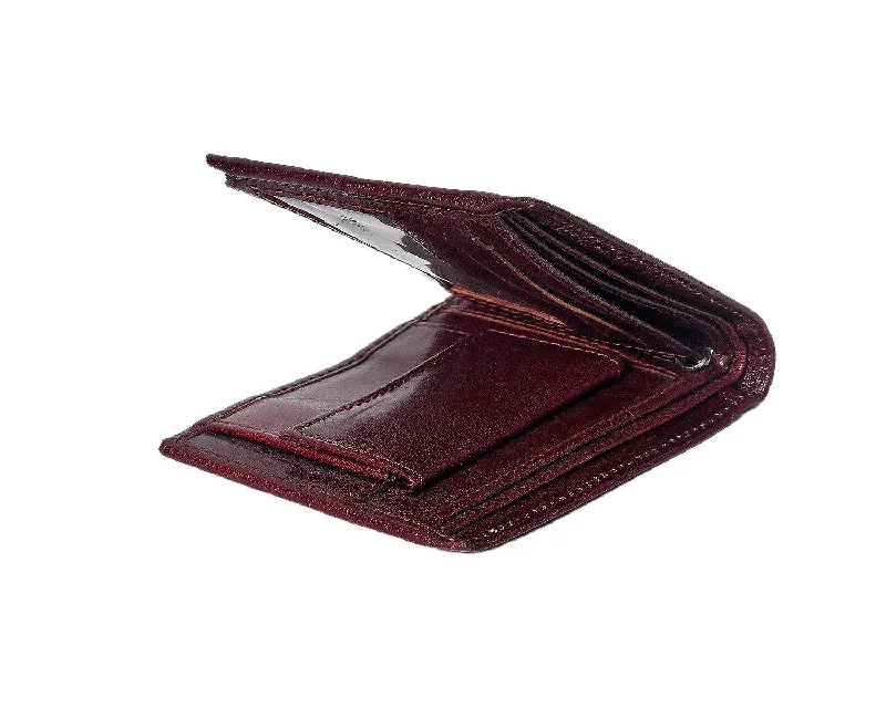 Celtic Burgundy Color Pure Leather Wallet For Men, Art:- LA-1391