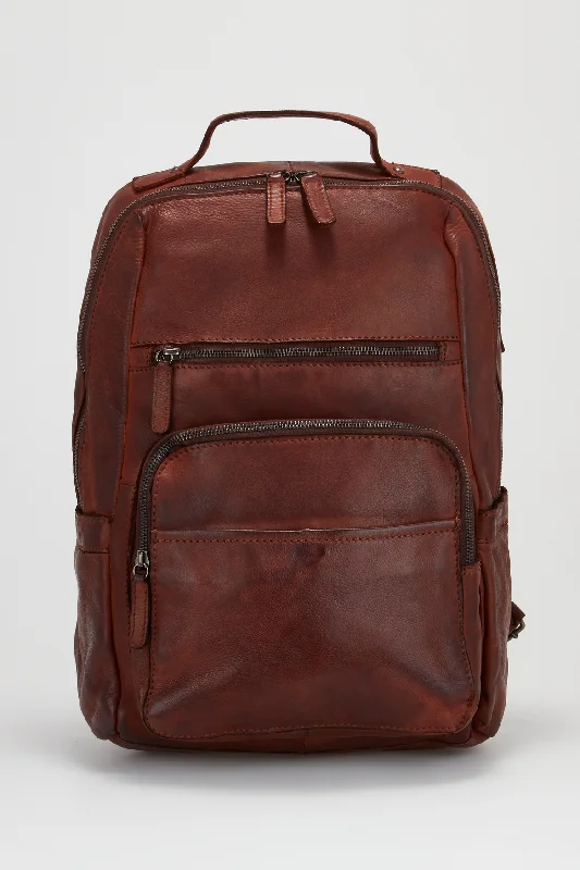 Hudson Leather Backpack