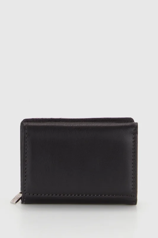 RFID Leather Delux Small Wallet