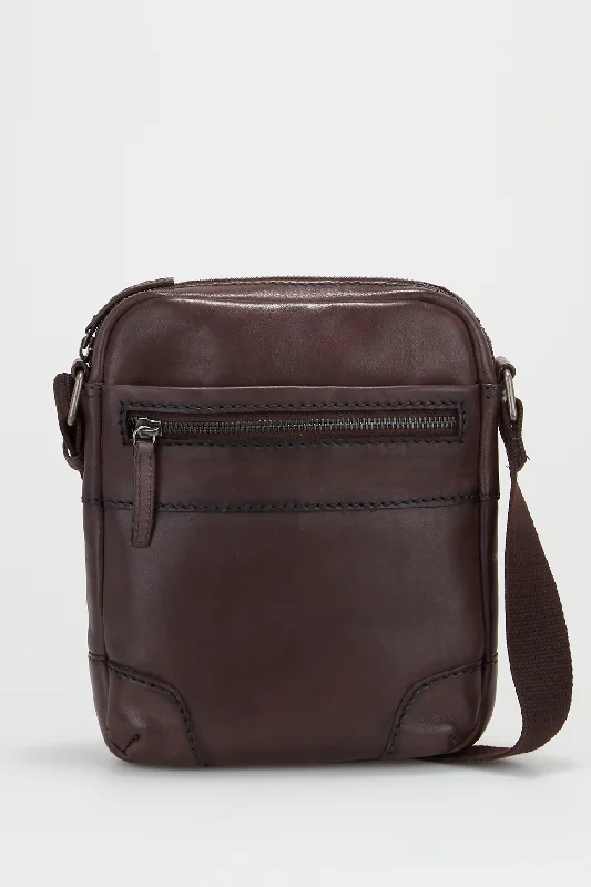 Tobias Leather Small Satchel