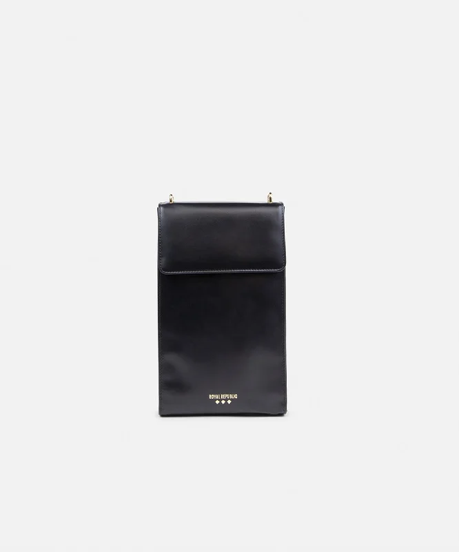 Funqi Crossbody Vertical Bag | Black