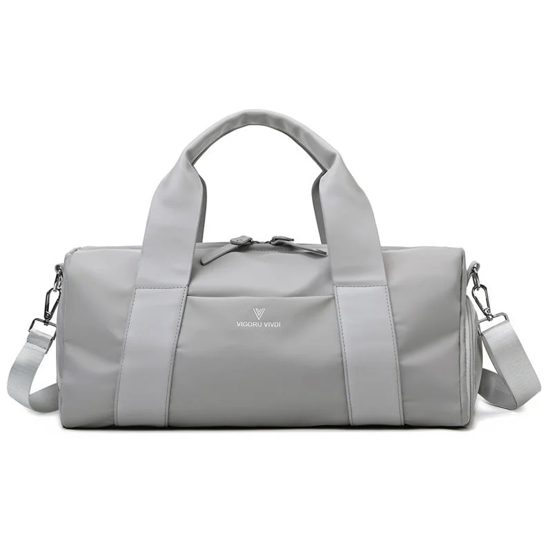 Grey Travel Duffel Bag for Men & Women 4200