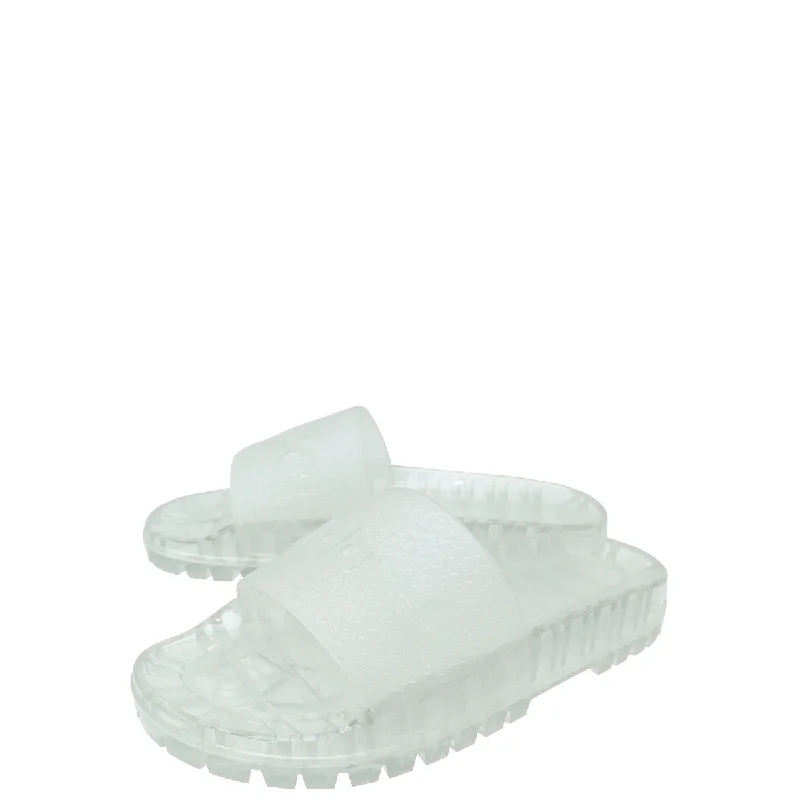 Gucci Clear x Adidas Adilette Rubber Slides 8