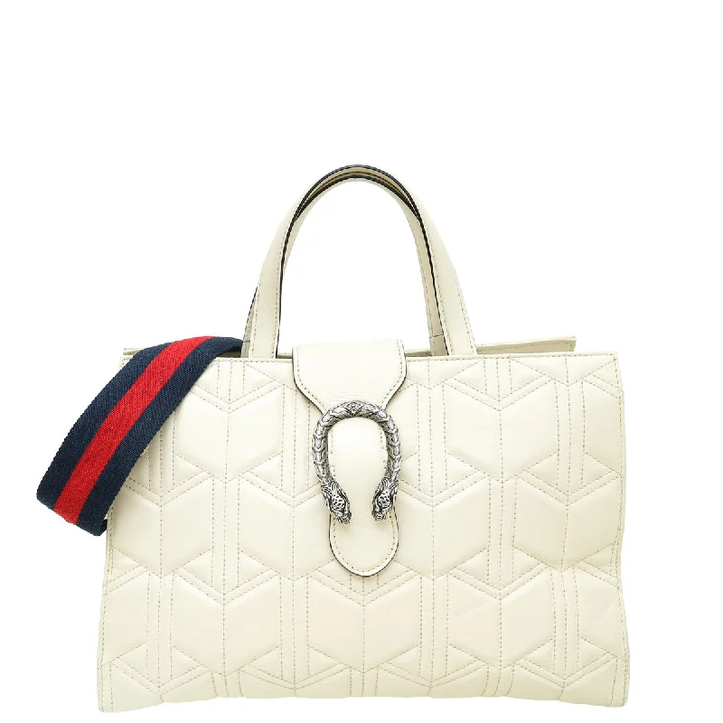 Gucci Ivory Dionysus Tote Large Bag