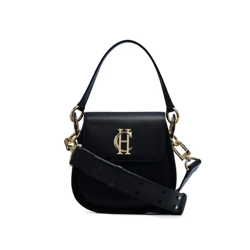 Holland Cooper Chelsea Ladies Saddle Bag - Soft Black