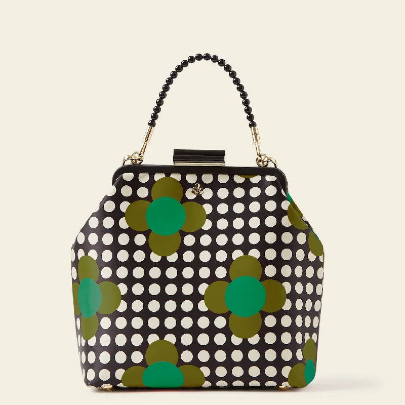 Jenny D Handbag - Jewel Flower Polka Dot