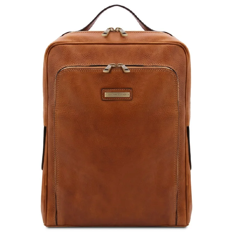 Bangkok Leather Laptop Backpack