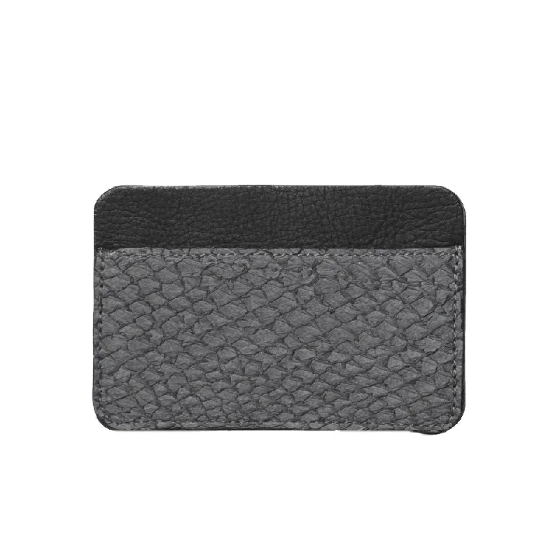 LIBERTY cardholder, salmon skin, grey