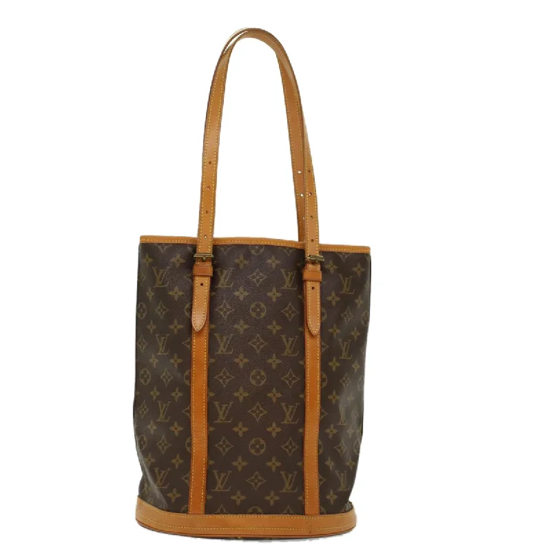 LOUIS VUITTON Monogram Bucket GM Shoulder Bag M42236 LV Auth 49236