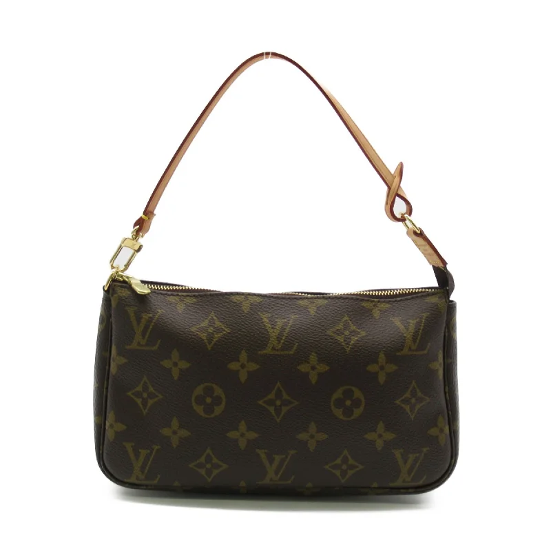 LOUIS VUITTON Pochette Accessoires Accessory Pouch Brown Monogram PVC coated canvas M51980