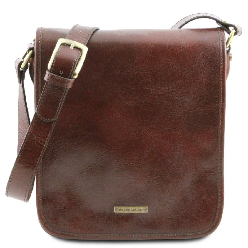 TL Messenger Leather Shoulder Bag