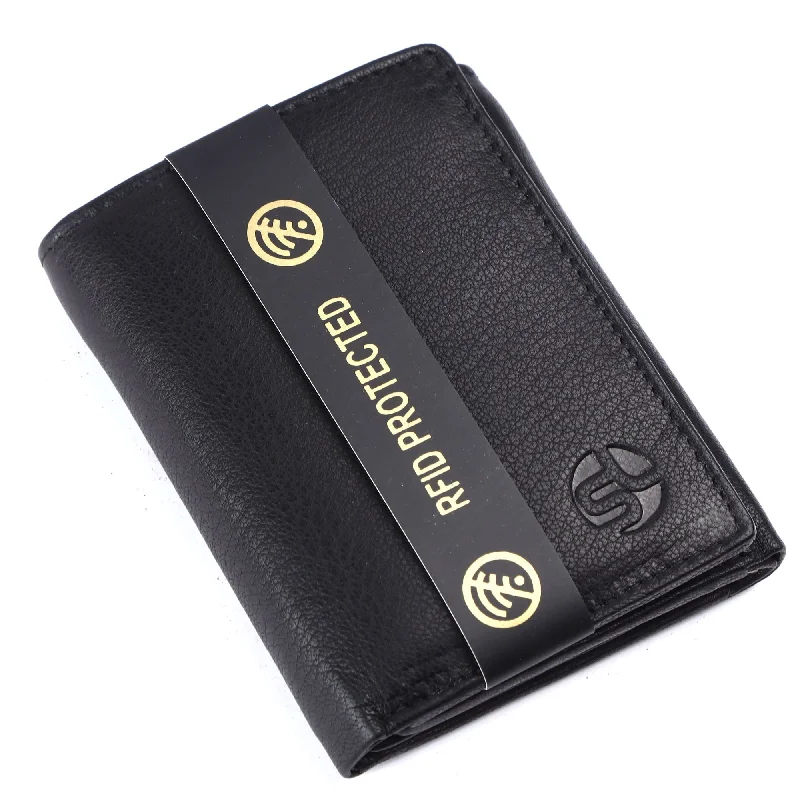 MENS LEATHER 3 FOLD  RFID WALLET  54104