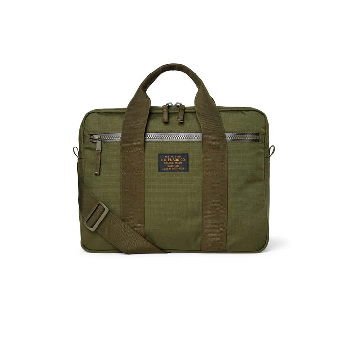 Ripstop Nylon Compact Briefcase (Surplus Green)