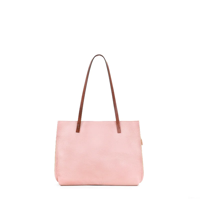 STRAPPY DAY BAG BLUSH CALF