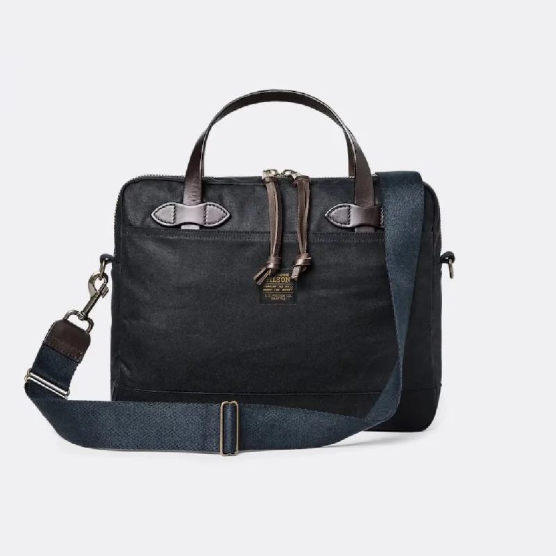 Tin Cloth Compact Briefcase (Navy)