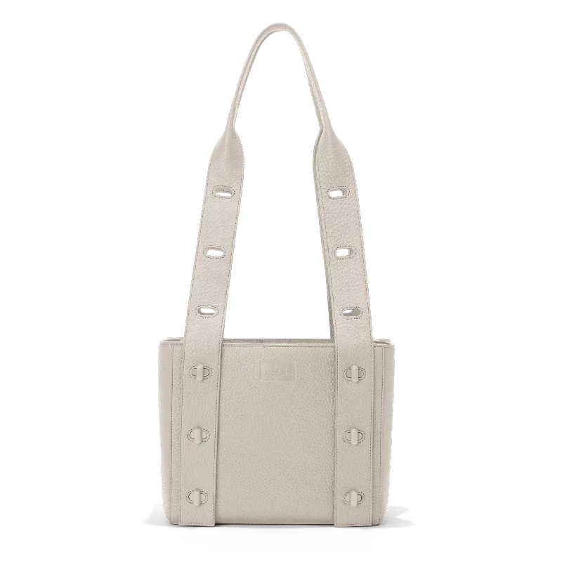 Tokyo Turnlock Tote in Bone