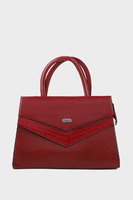 Top Handle Hand Bags B14968-Red