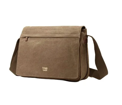 Troop Cotton Brown Laptop Messenger Bag