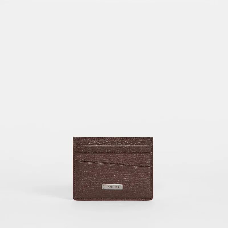 Cambria Card Case | Bourbon/Gunmetal