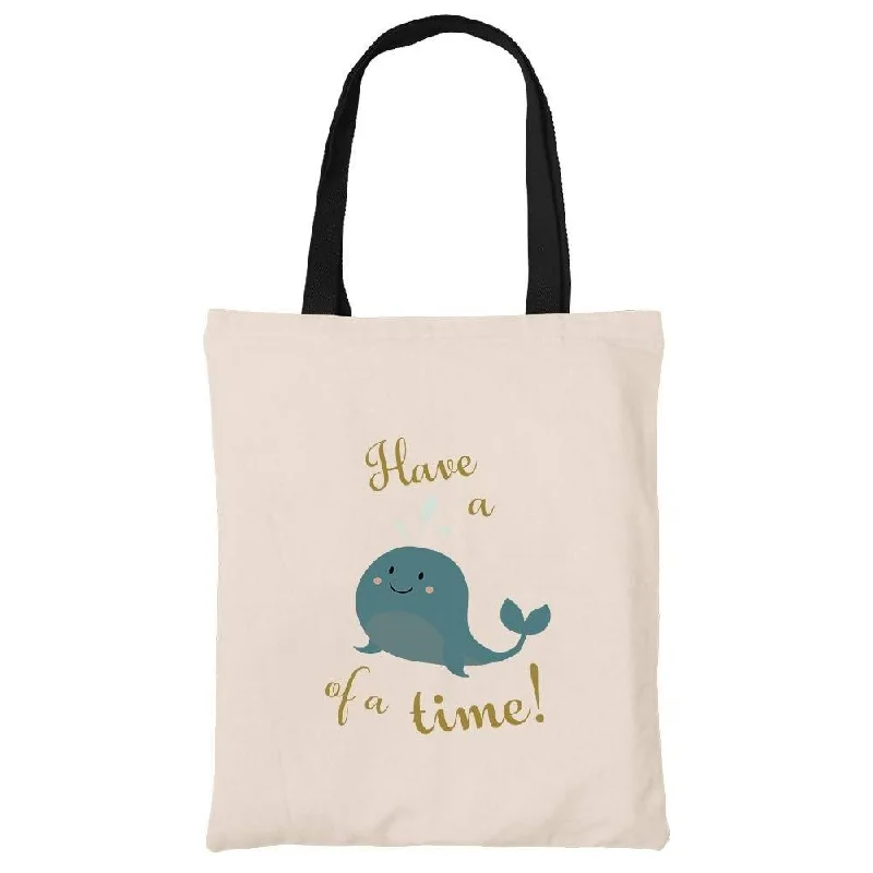 Have a Whale of a Time Cotton Tote Bag