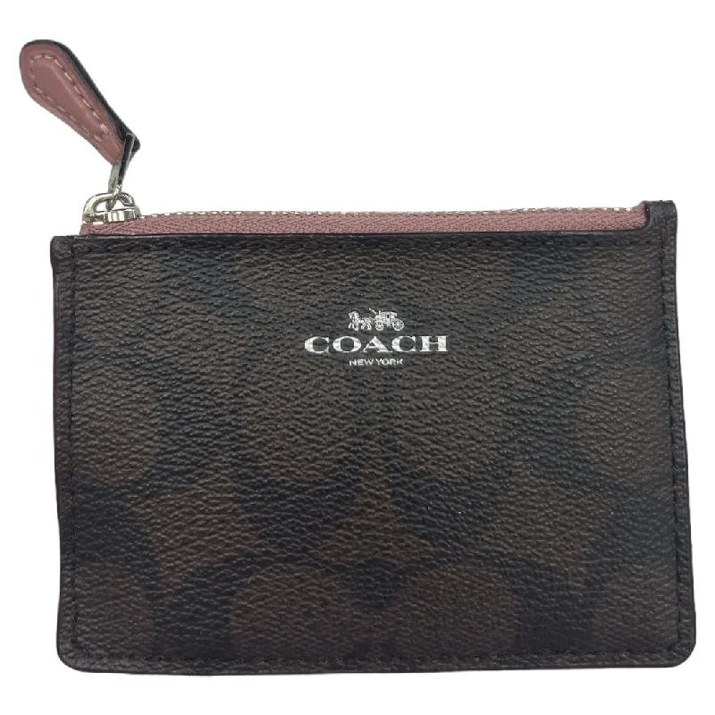 Coin Purse Designer By Coach, Size: Small