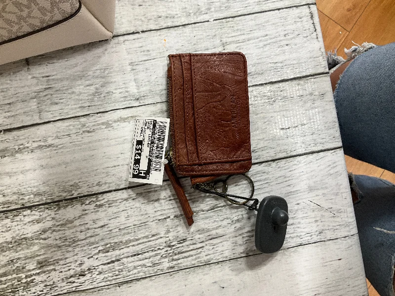 Wallet Leather By Clothes Mentor, Size: Small